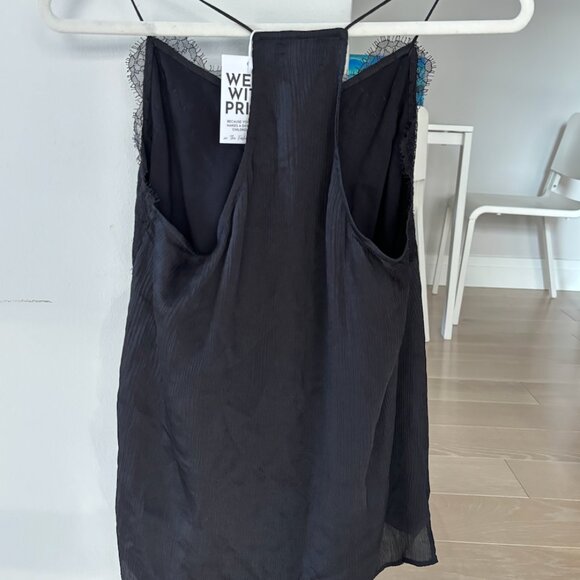 Cami NYC Racer Top Black Lace Slik - Picture 5 of 5